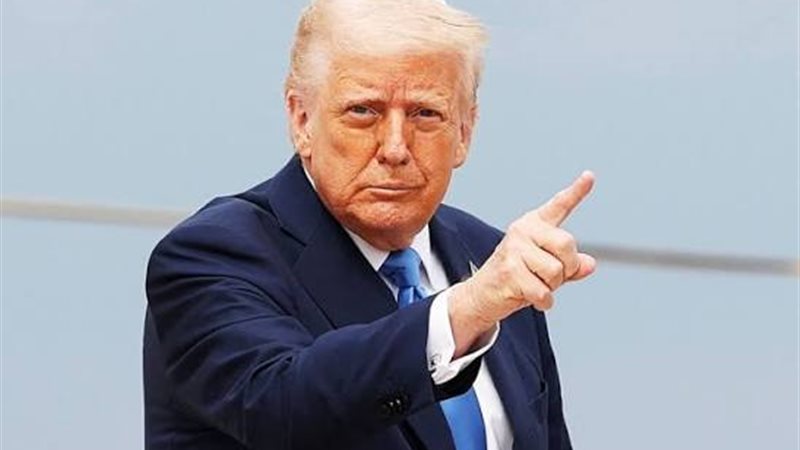 الرئيس الأمريكي دونالد