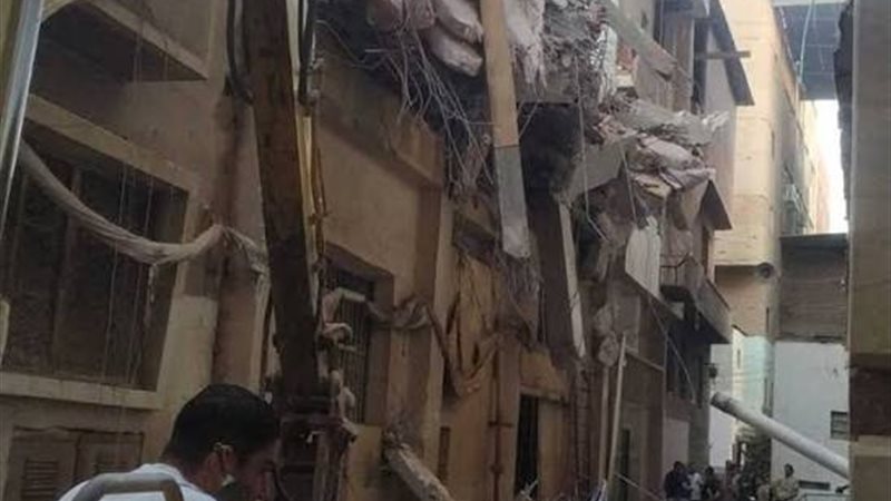 حريق مصنع ملابس بالمحلة