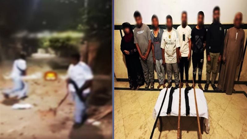 المتهمين والمضبوطات