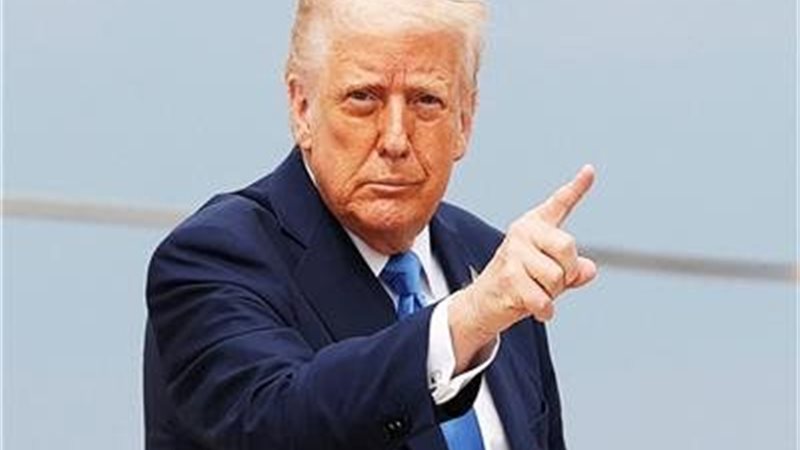 الرئيس الأمريكي دونالد