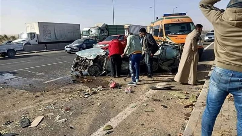 حادث طريق إسكندرية