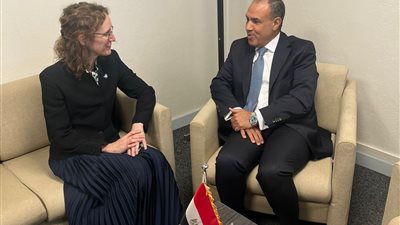 وزير الخارجية يبحث دعم ترشح خالد العناني لليونسكو مع مندوبة لوكسمبورج