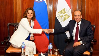 مناقشة الأوضاع الإقليمية.. تفاصيل لقاء وزير الخارجية مع نظيرته السلوفينية