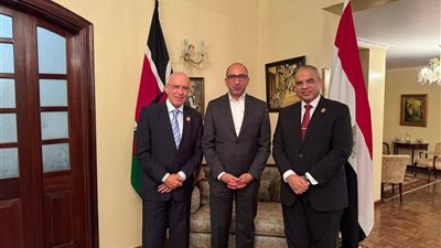 سفير مصر في كينيا يستقبل رئيس تعاونيات البناء والإسكان 