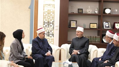 مفتي الجمهورية للوفد الفلسطيني: دعم فلسطين واجب ديني وإنساني