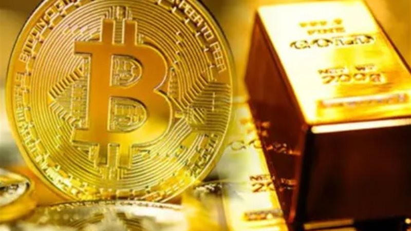الذهب وبيتكوين