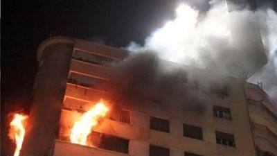 بسبب خلافات زوجية.. ضبط سباك أشعل النيران في شقته بالوراق