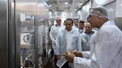 رئيس الوزراء يتفقد مصنع 
