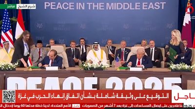 المؤتمر: الرئيس السيسي وضع في قمة شرم الشيخ خريطة طريق نحو شرق أوسط بلا حروب