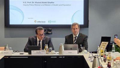 وزير الصحة يعرض تجربة مصر الصحية أمام التحالف الألماني