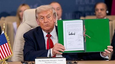 نسعى إلى التسامح والكرامة وتكافؤ الفرص للجميع.. نص إعلان ترامب للسلام الدائم والازدهار