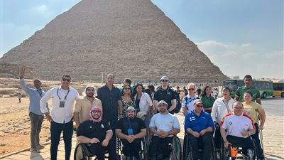 جولة سياحية للمنتخبات المشاركة في بطولة العالم لرفع الأثقال البارالمبية بالعاصمة الإدارية