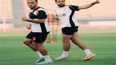 تدريبات تأهيلية لناصر منسى والدباغ على هامش مران الزمالك 