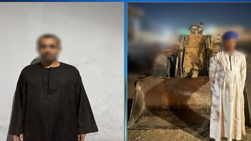 المتهمين والمضبوطات