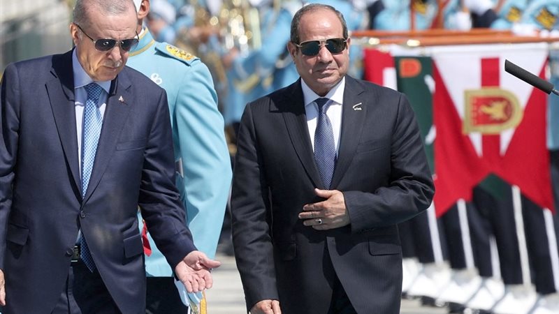 الرئيس السيسي واردوغان