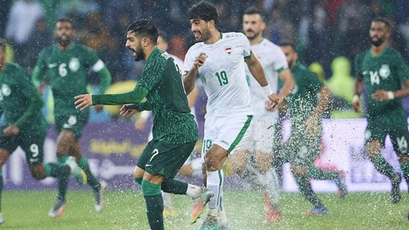 المنتخب السعودى والعراقى