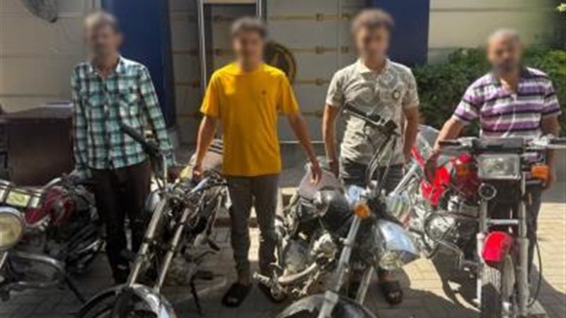 المتهمين والمضبوطات