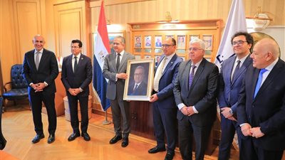 وزراء يشاركون في احتفالية تكريم الدكتور خالد العناني بجامعة حلوان