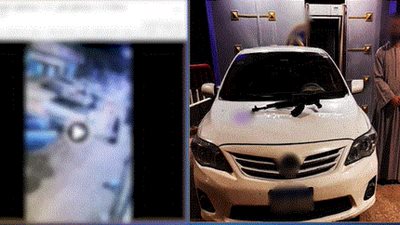 ضبط قائد سيارة متهم بإشهار سلاح آلى من نافذة سيارته بسوهاج (فيديو)