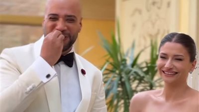 زفاف الفنان حاتم صلاح في قصر محمد علي.. أجواء رومانسية وسعادة غامرة