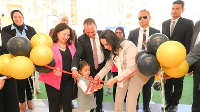 مايا مرسي تفتتح حضانة 