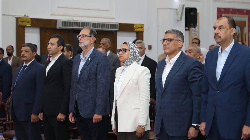 جانب من افتتاح المعرض