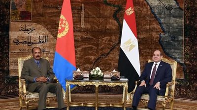 الرئيس السيسى ونظيره الإريترى يؤكدان ضرورة دعم القوات المسلحة السودانية