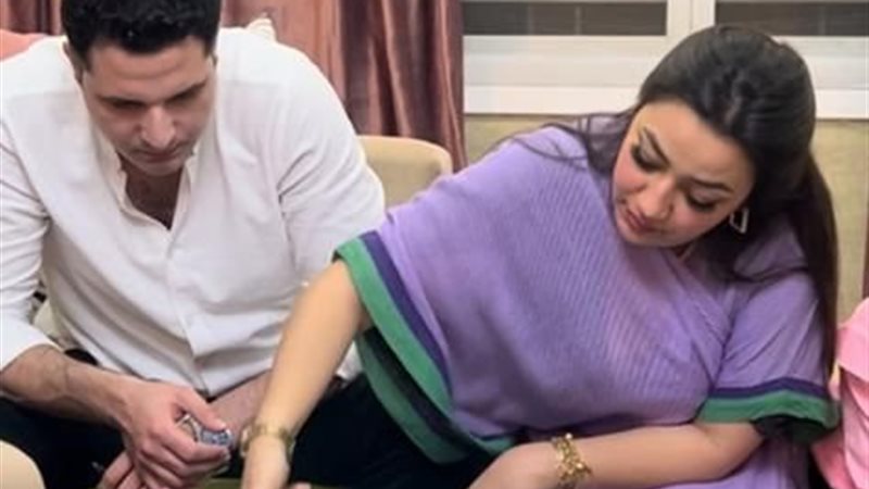 رحمة محسن وزوجها