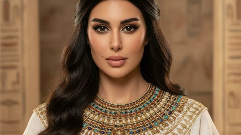 ياسمين صبري بالزي الفرعوني 