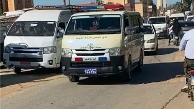 وداع مهيب لجثامين ضحايا حادث تصادم المطرب إسماعيل الليثي بالمنيا