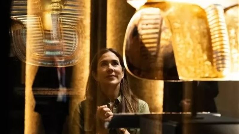 ملكة الدنمارك أثناء