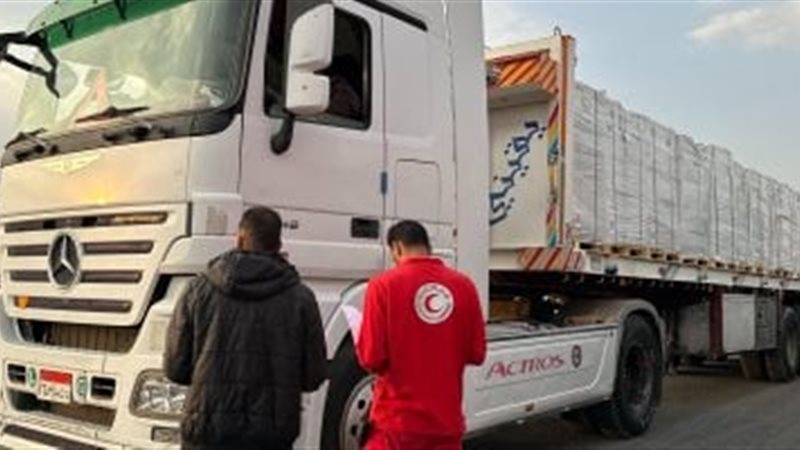 قافلة مساعدات غزة