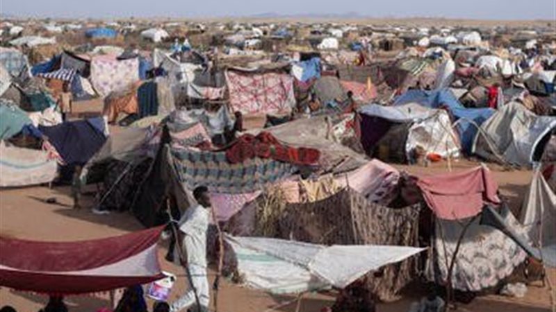 نازحون من مدينة الفاشر