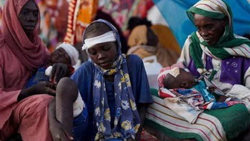 نازحون من مدينة الفاشر