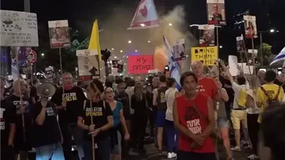 عودة الاحتجاجات في تل أبيب ضد الحكومة الإسرائيلية لهذا السبب