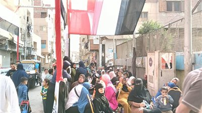 كرداسة.. زحام كثيف وإقبال نسائي واسع في اليوم الأول لانتخابات النواب