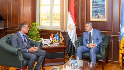 محافظ الإسكندرية يستقبل وفد برنامج الأمم المتحدة للمستوطنات البشرية