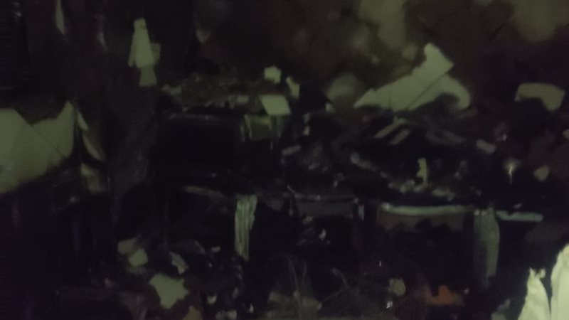 حريق شقة خالد يوسف