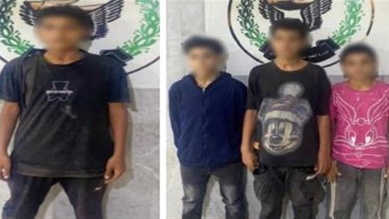 المتهمين والمضبوطات