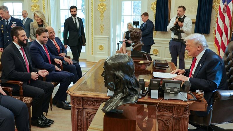 لقاء ترامب والشرع