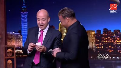 رامي صبري لعمرو أديب: هات 2000 جنيه لشيرين عبد الوهاب و1000 لأحمد سعد  