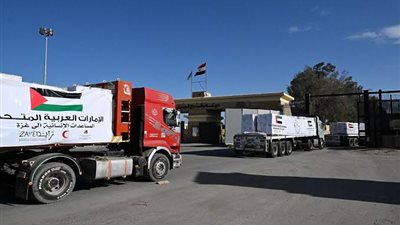 قافلة زاد العزة الـ74 تدخل قطاع غزة عبر ميناء رفح