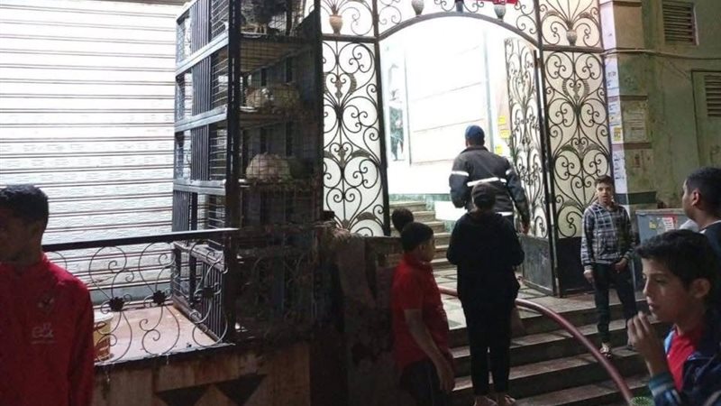 جانب من عمليات الإخماد