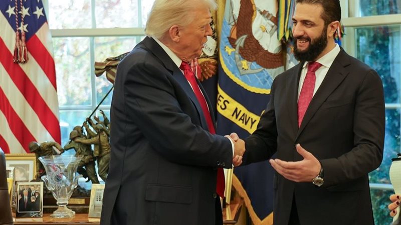 لقاء ترامب والشرع