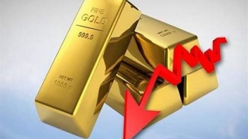 تراجع الذهب 