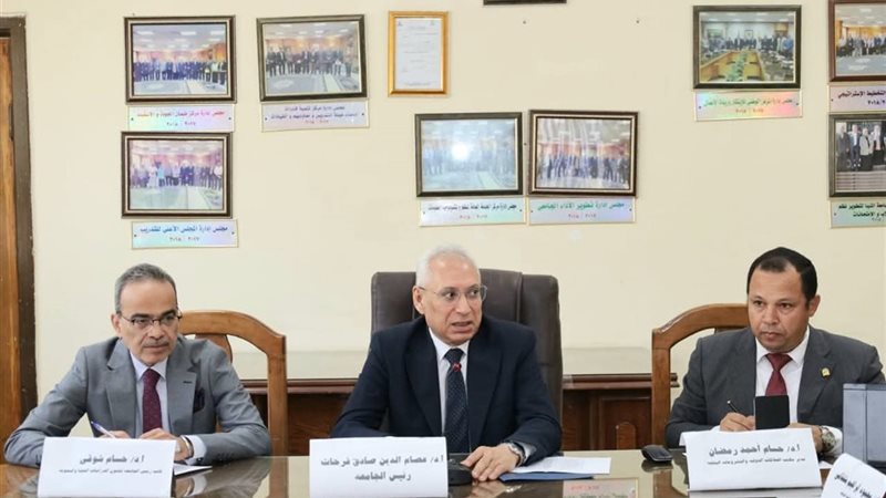 رئيس جامعة المنيا