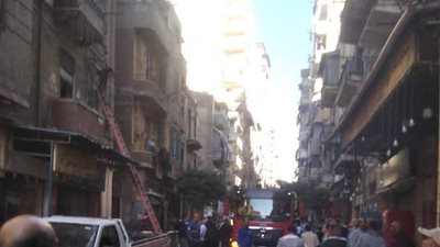 انهيار جزئي لعقار قديم بالإسكندرية.. وإصابة 3 مواطنين