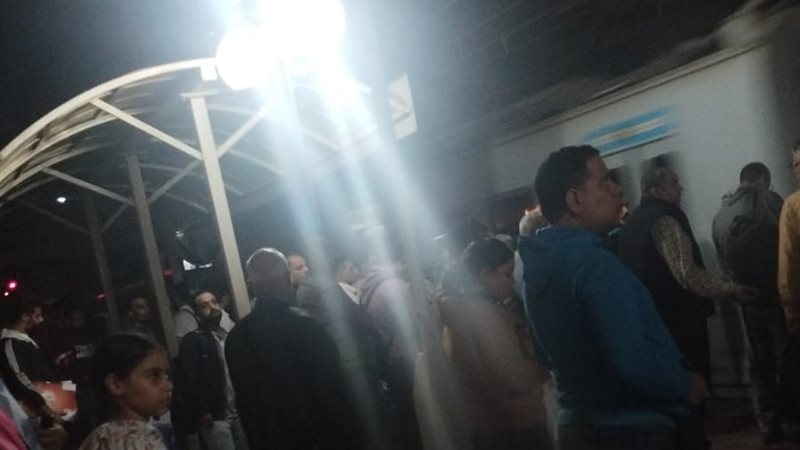 توقف حركة المترو