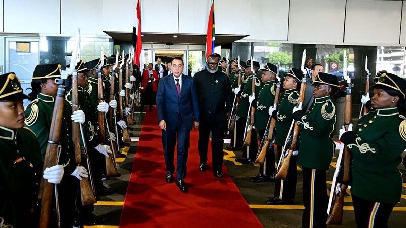 مصطفى مدبولي في جوهانسبرج