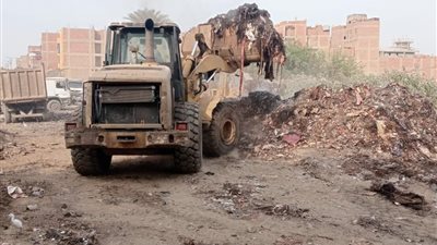 محافظة الجيزة: رفع 600 طن مخلفات بشارع عثمان محرم وحملات نظافة بالعروبة 